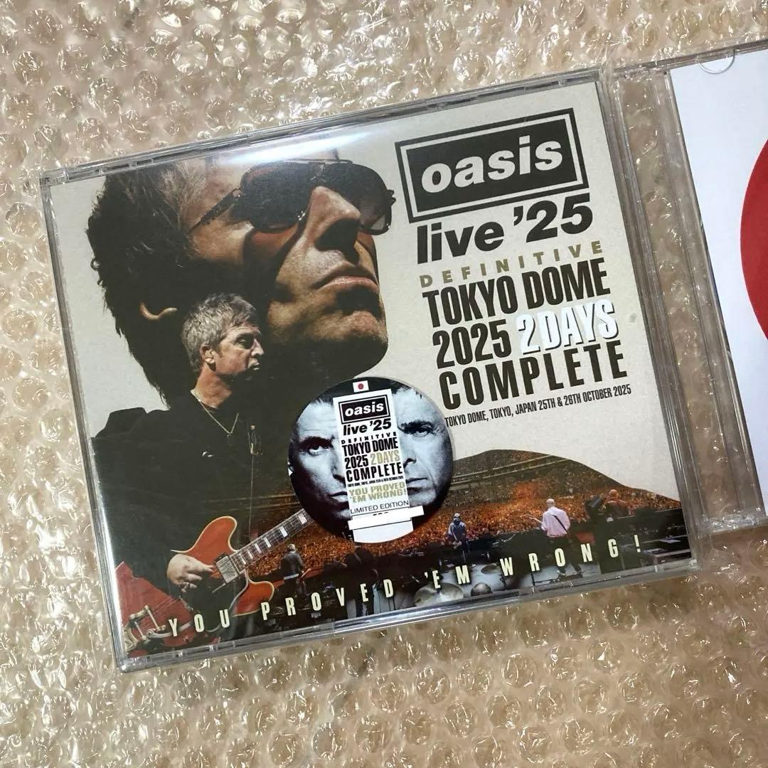 き*ち様 オアシス DEFINITIVE TOKYO DOME 2025 CD