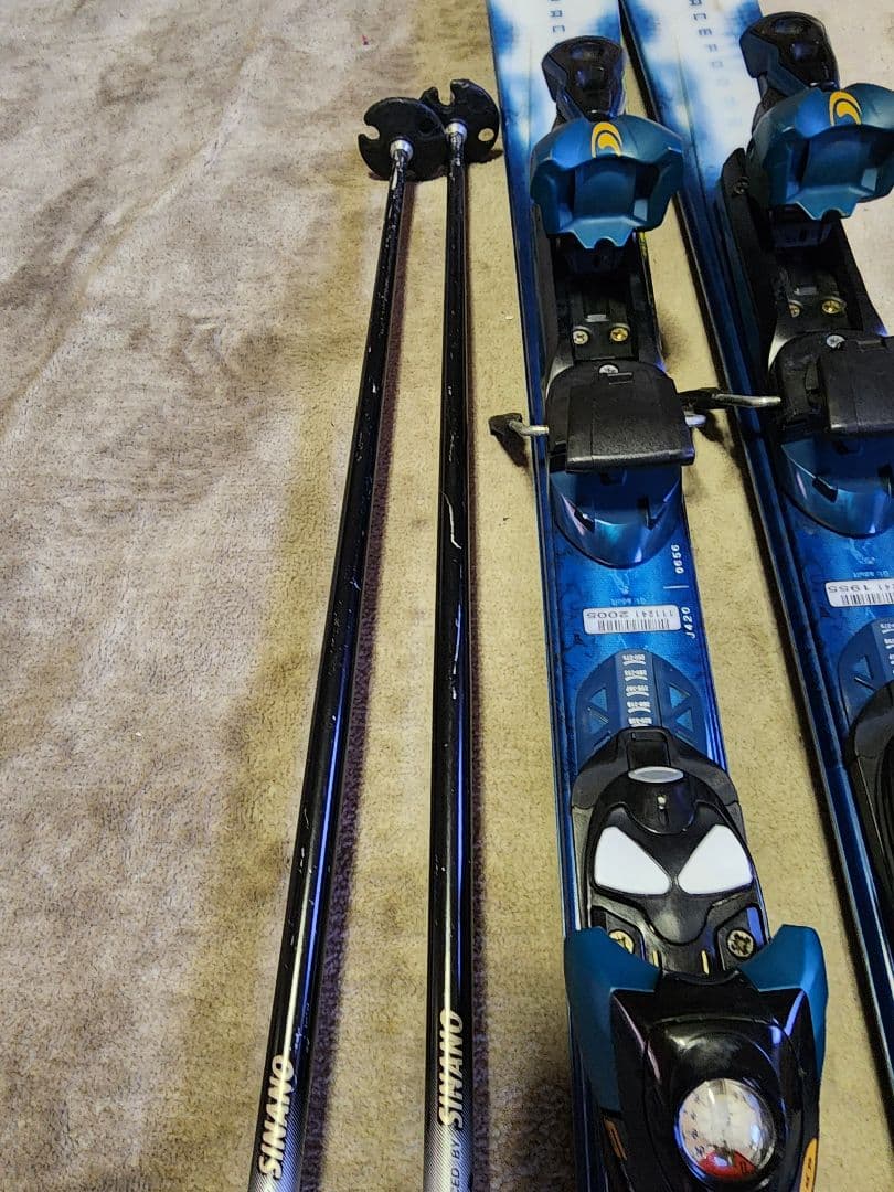 salomonカービング165☆ブーツ25～25.5☆ストック120　セット