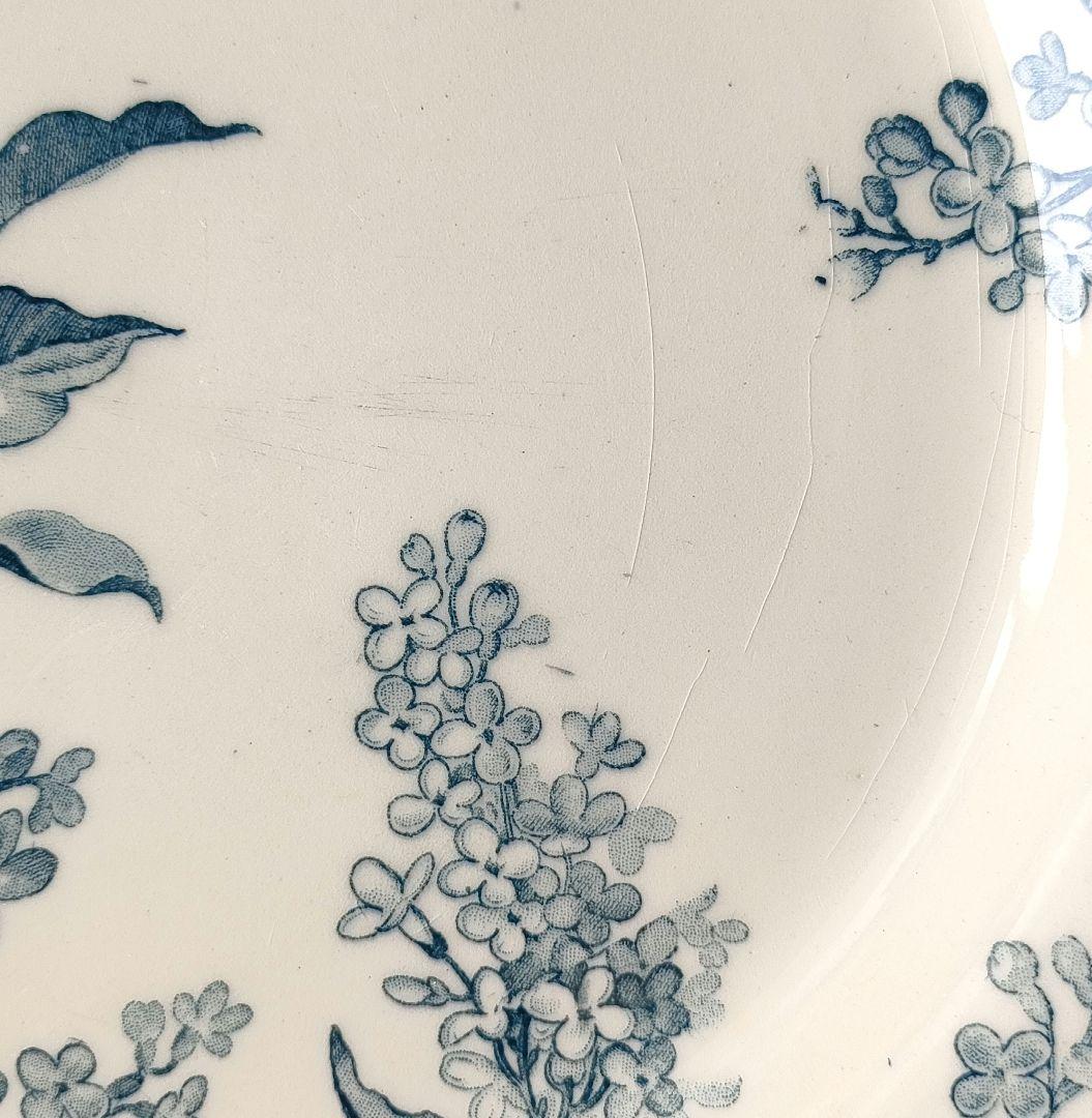 希少　美品　ジアン　LILAS 　平皿A　フランスアンティーク