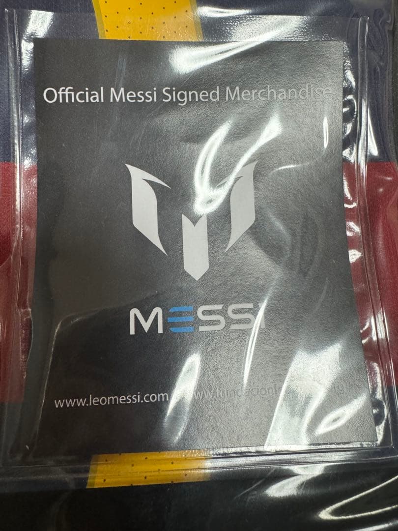 メッシ サイン入り ユニホーム値段交渉あり！