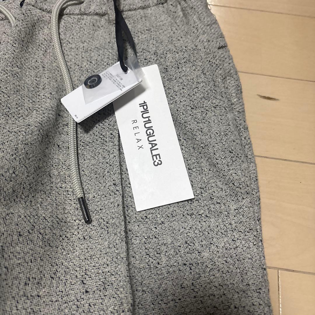 【1piu1uguale3】リラックスパンツ　S