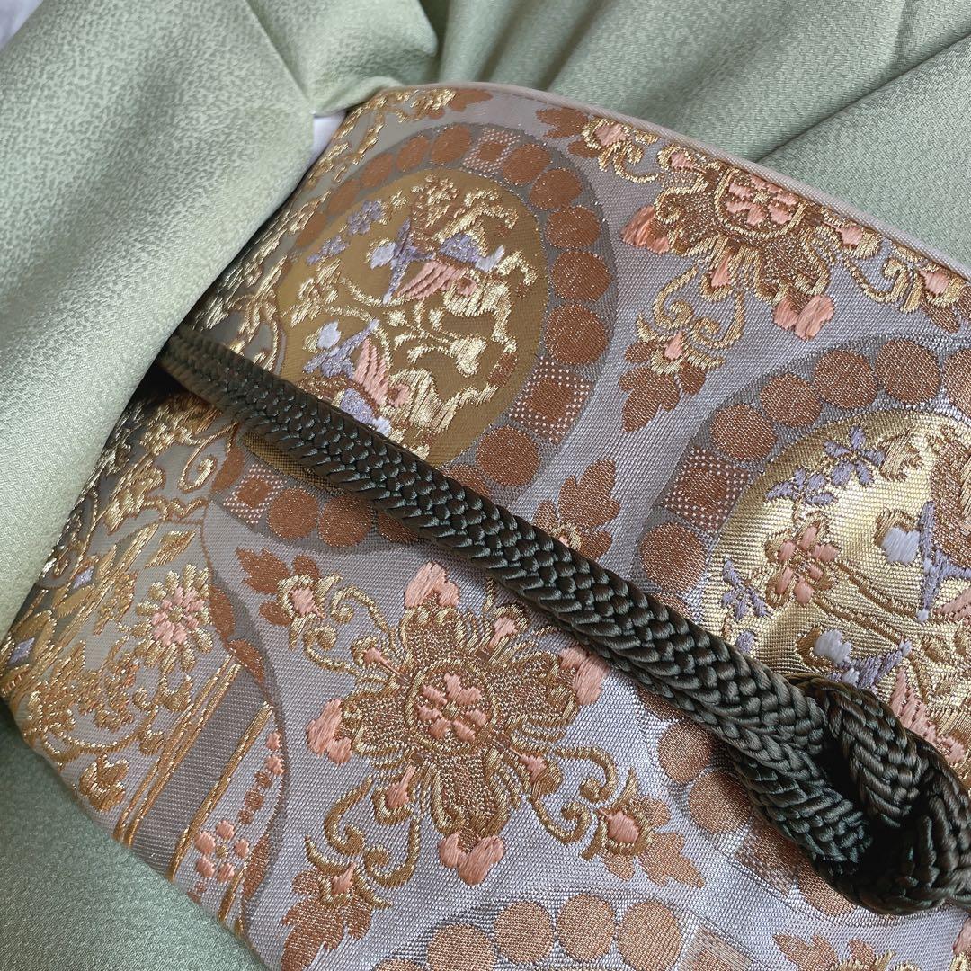 訪問着　フルセット　汕頭刺繍　宝相華　入学式　卒業式　着物　I6