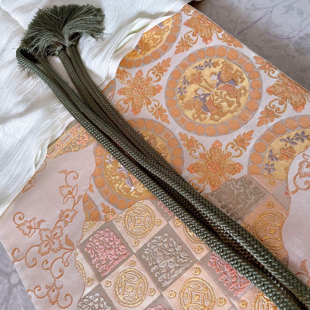 訪問着　フルセット　汕頭刺繍　宝相華　入学式　卒業式　着物　I6