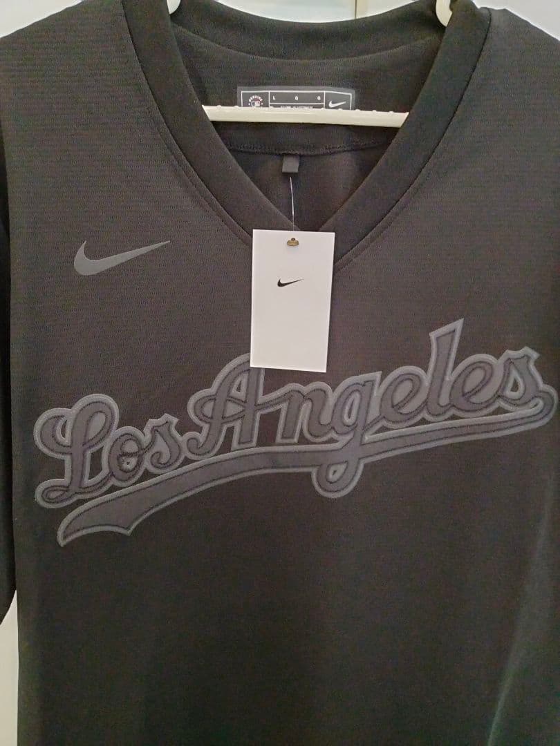 NIKE ロサンゼルス・ドジャース ユニフォームTシャツ ベースボールシャツ M