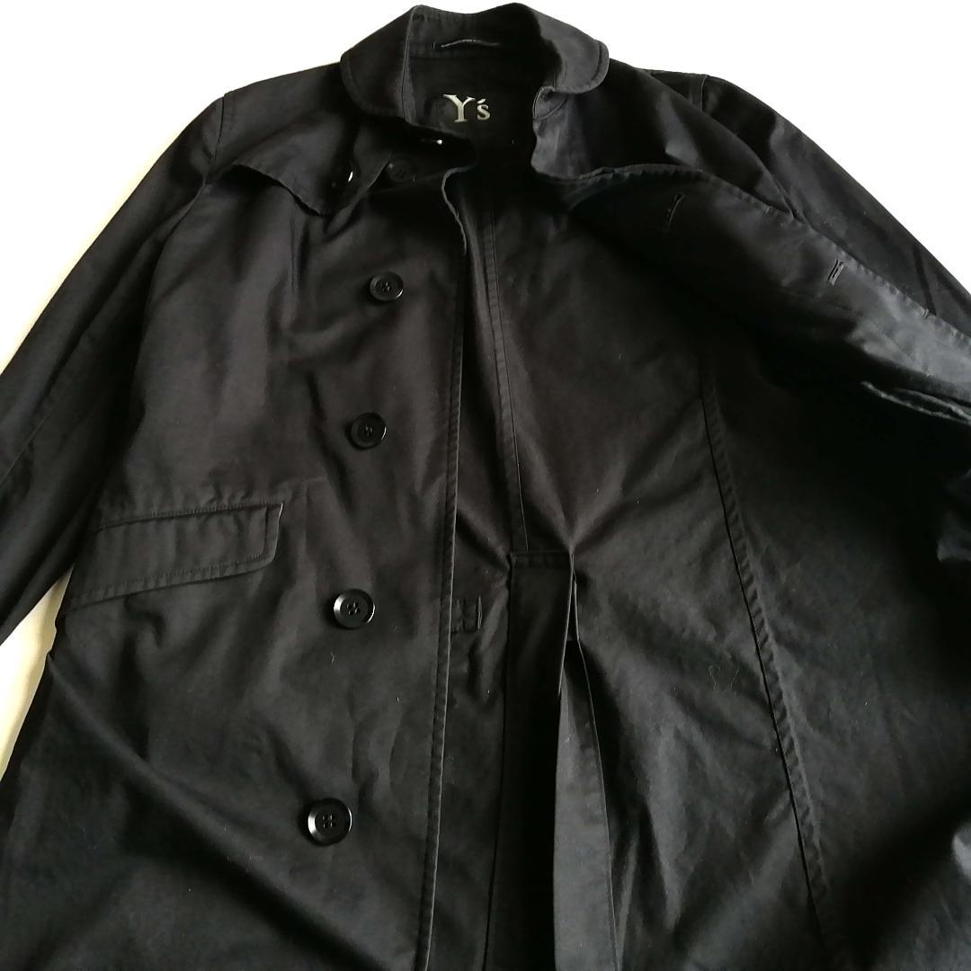 Y's ブラック チェスターコート