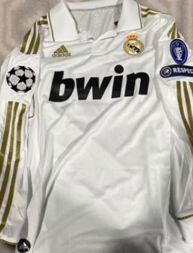 11/12 レアル・マドリード ホーム 22番 ディ・マリア 長袖 ユニフォーム