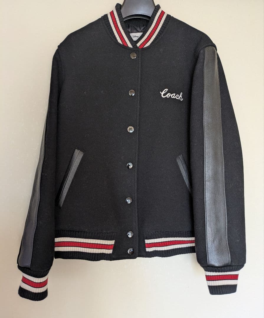 【美品】Disney✕COACHレディーススタジャンMサイズ
