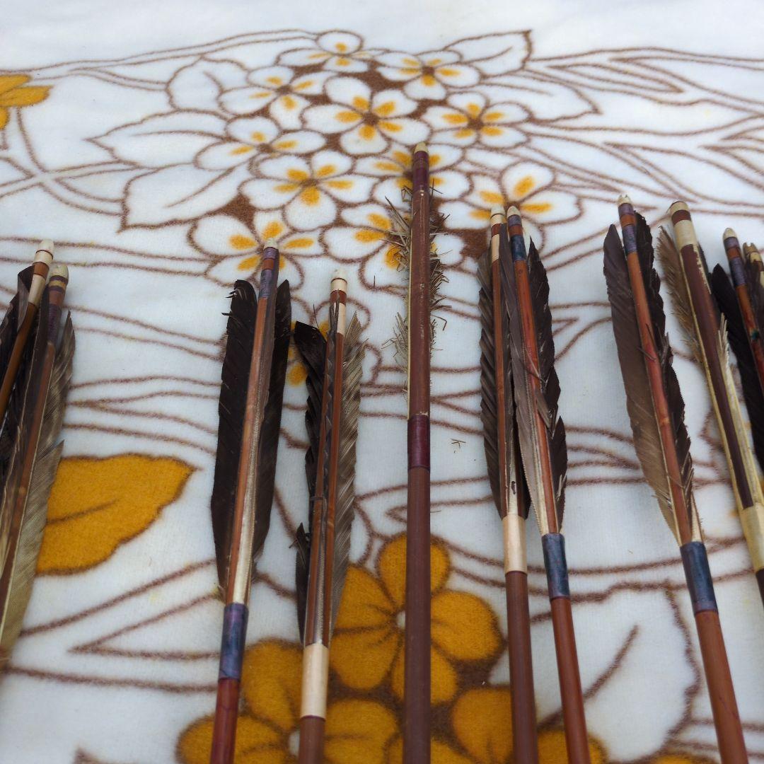 弓矢 矢筒 竹 矢羽 武具 アンティーク 昭和レトロ 弓道 スポーツ プロ