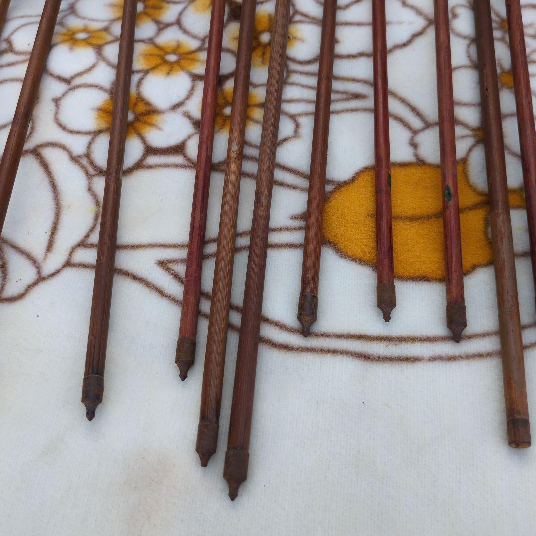 弓矢 矢筒 竹 矢羽 武具 アンティーク 昭和レトロ 弓道 スポーツ プロ