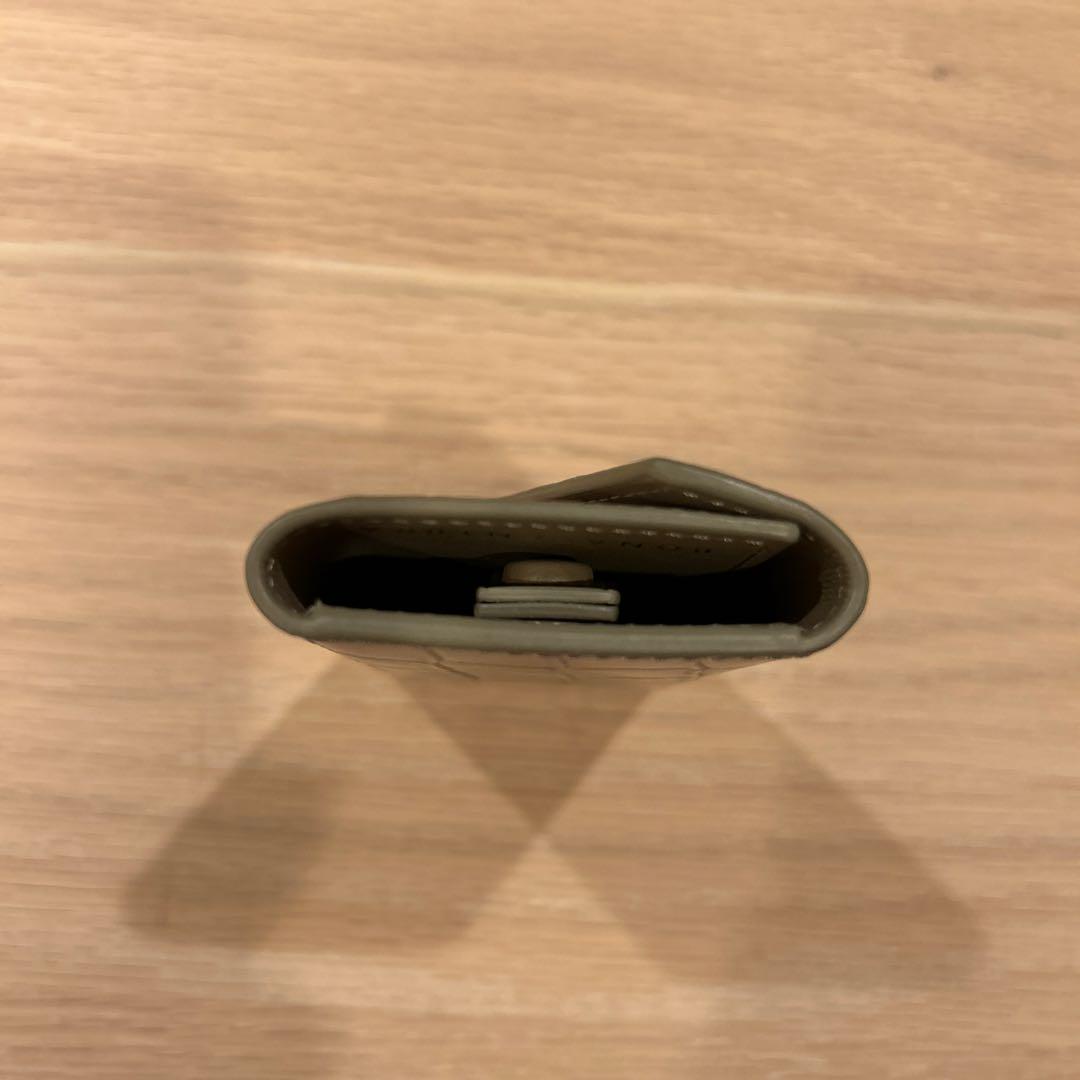 【BONAVENTURA】スリム キーケース エンボスクロコレザー(グレージュ)