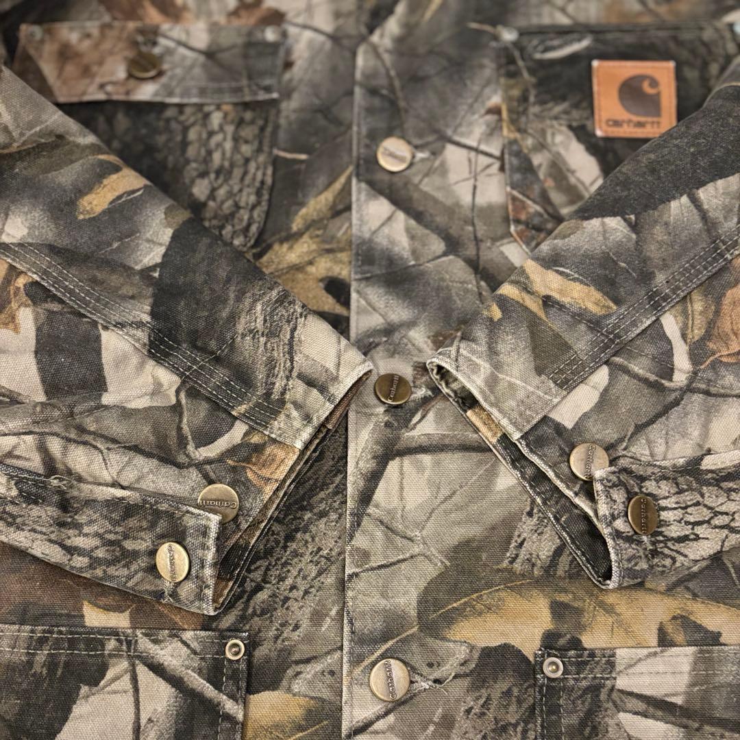 【レア】Carhartt かーハートミシガンチョアコートC63 CMO