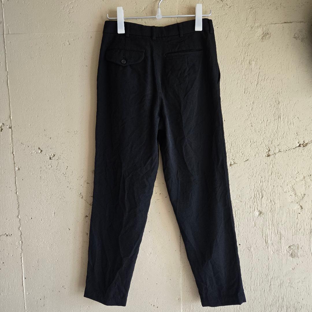 COMME des GARÇONS HOMME PLUS ブラックウールパンツ