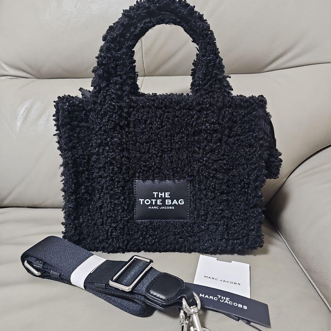 MARC JACOBS THE TOTE BAG ボア ブラック