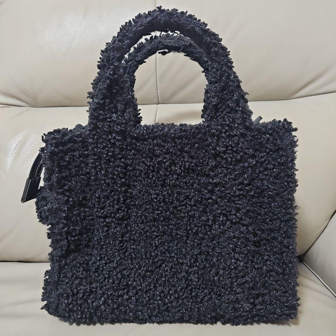 MARC JACOBS THE TOTE BAG ボア ブラック