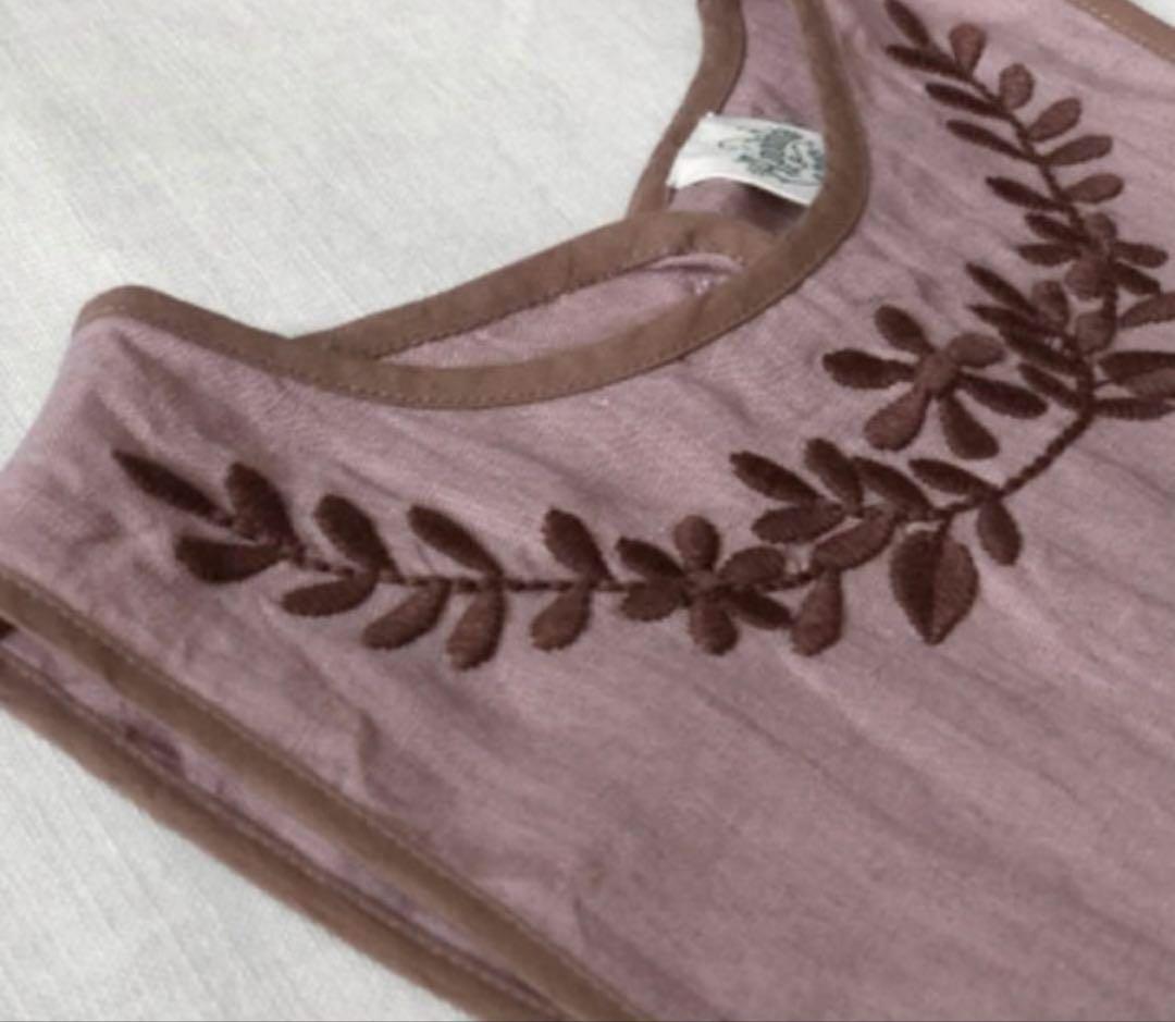 apolina ワンピース　3-5y 新品　エプロンワンピース