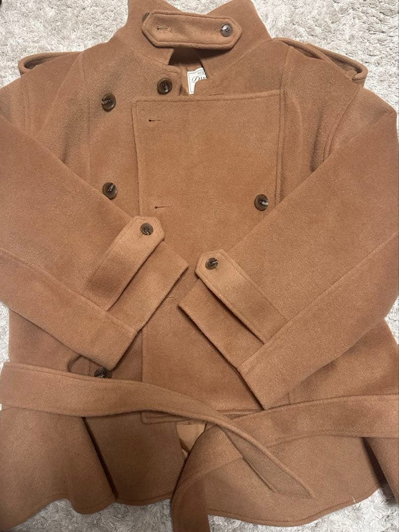 Darichダーリッチ　ドロップショルダージャケットコート　CAM キャメル