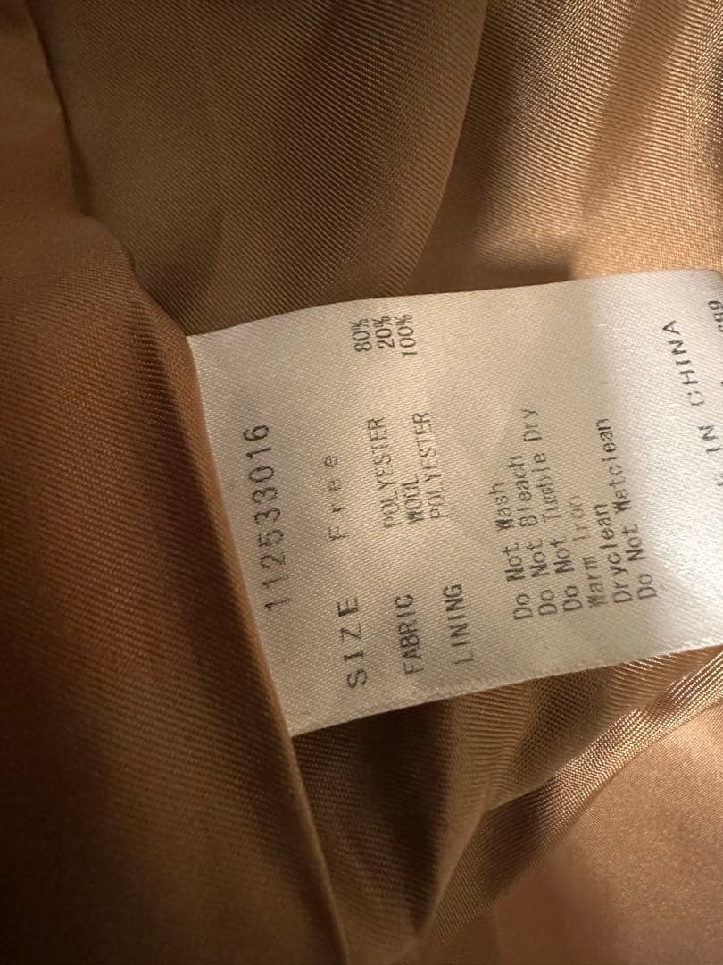 Darichダーリッチ　ドロップショルダージャケットコート　CAM キャメル