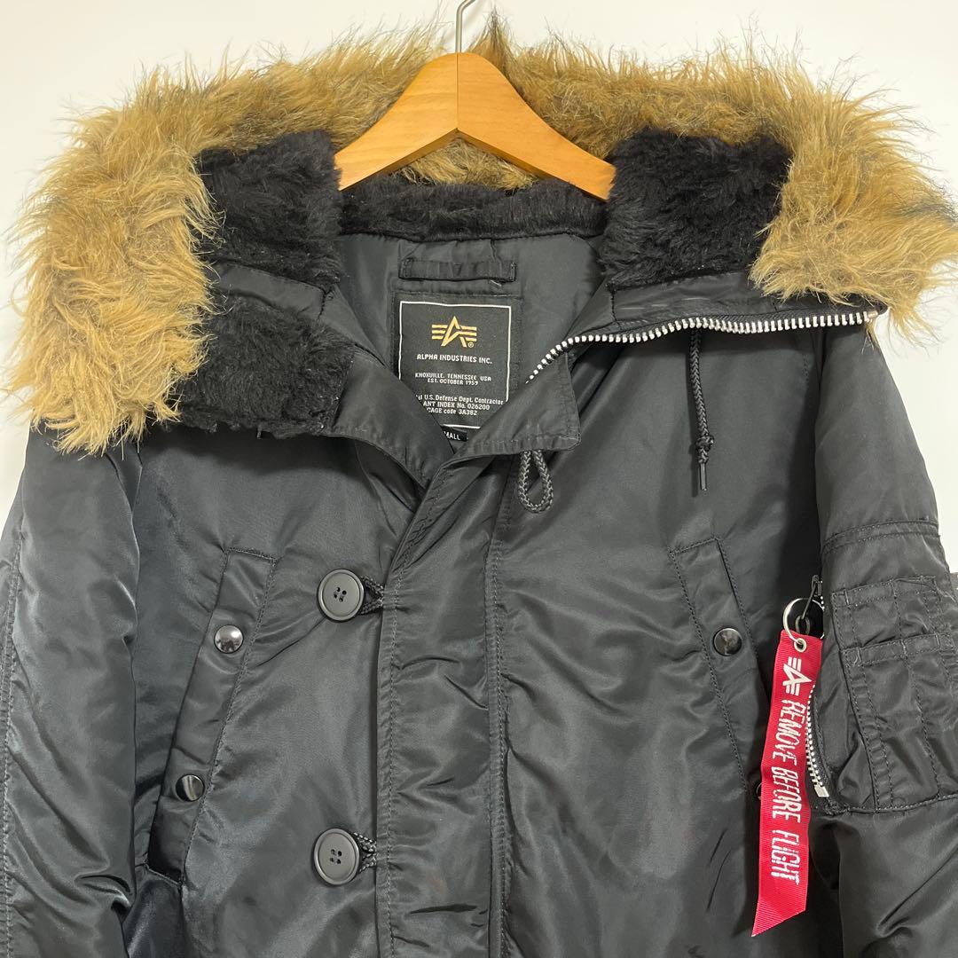 ALPHA N-3B ジャパンフィット　ブラック S美品　ミリタリー