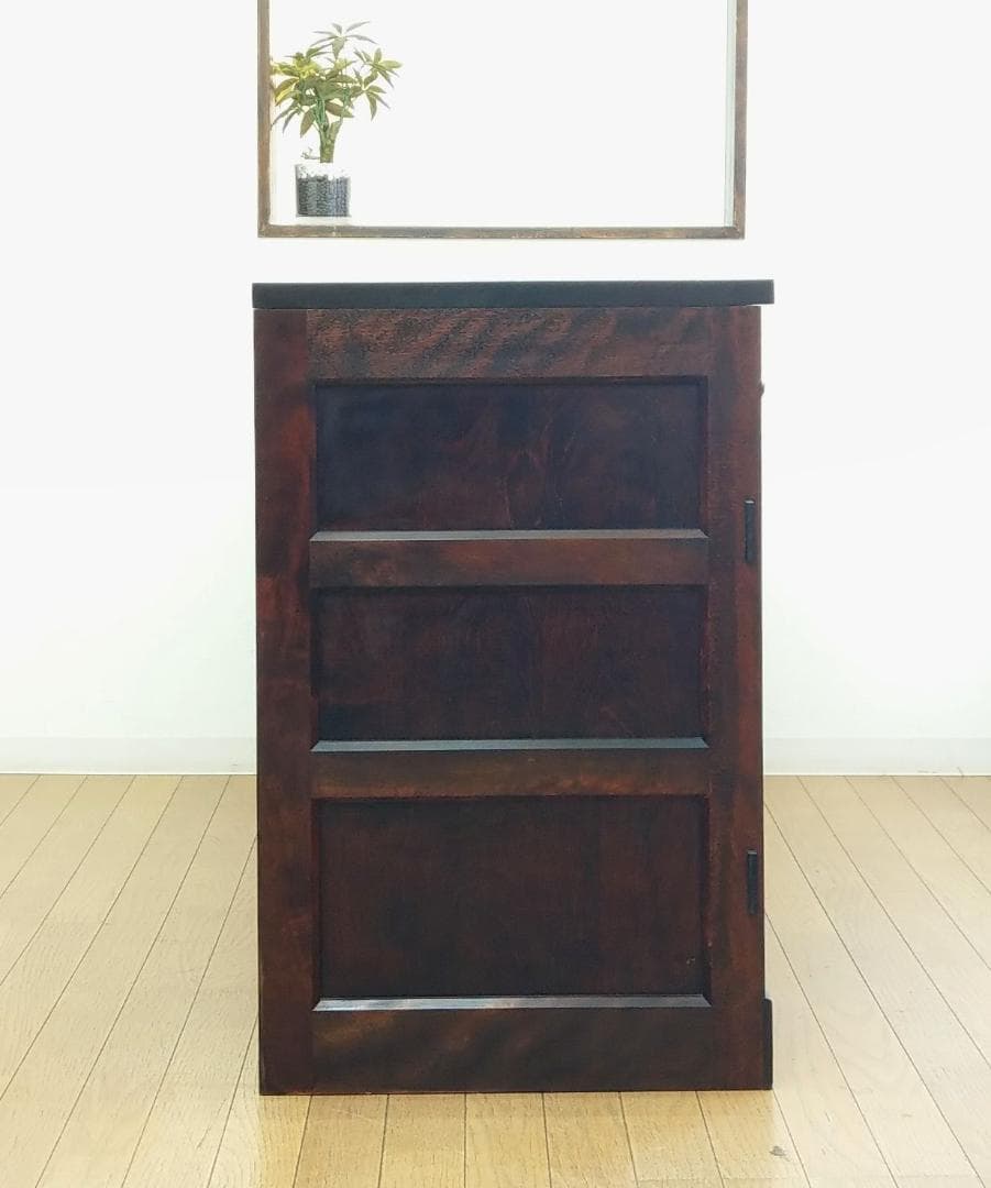 美品 松本民芸家具 キャビネット サイドボード 収納棚 右のみ 幅146cm