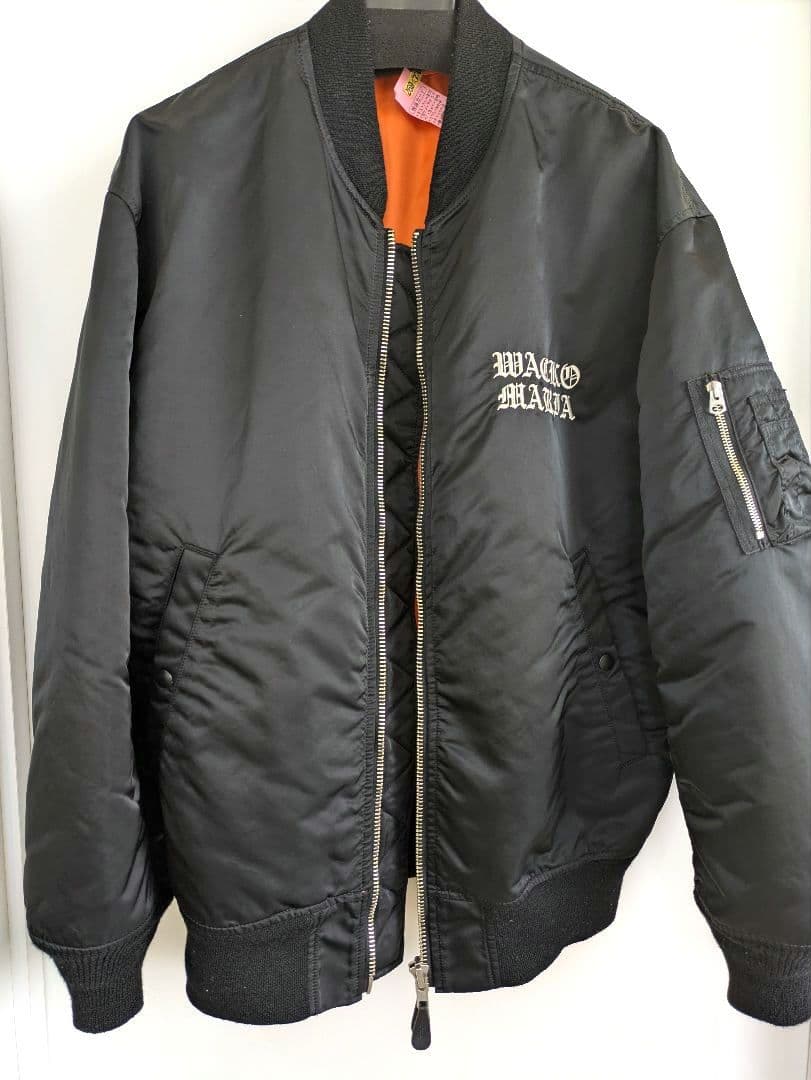 WACKO MARIA MA-1ジャケット ブラック　XL