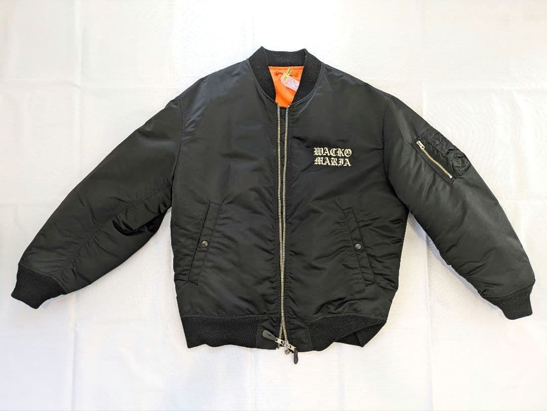 WACKO MARIA MA-1ジャケット ブラック　XL
