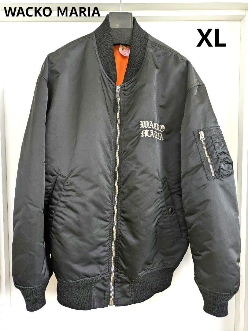 WACKO MARIA MA-1ジャケット ブラック　XL