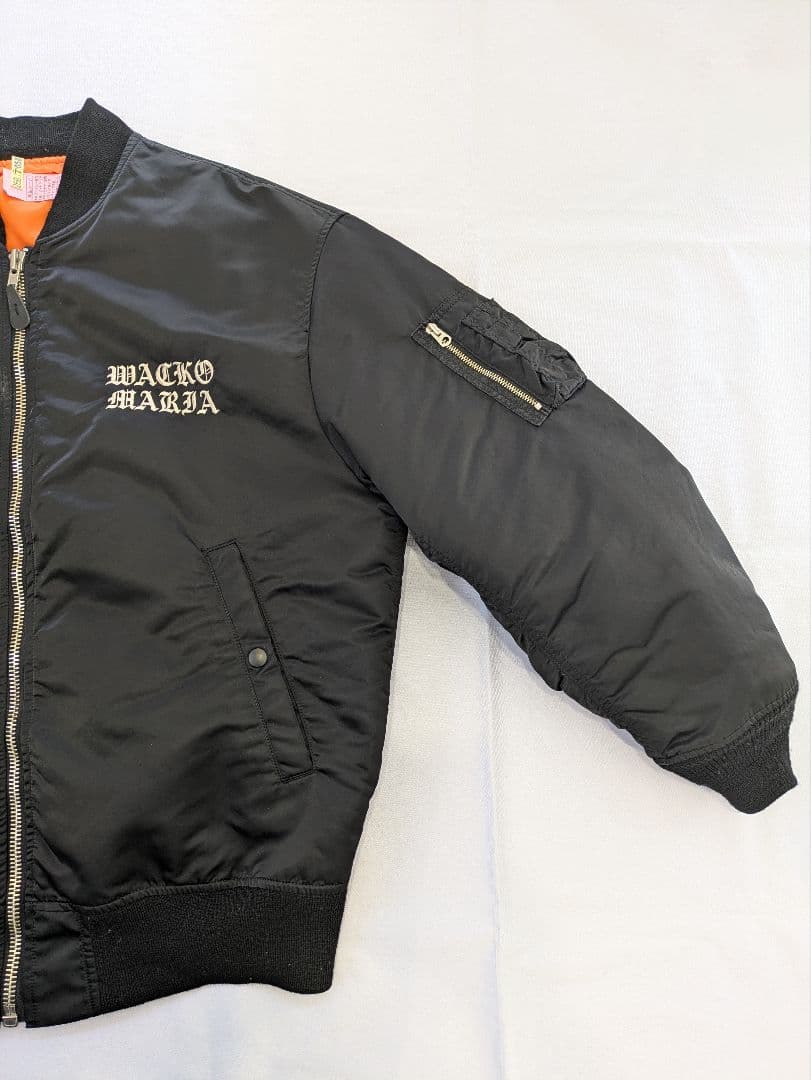 WACKO MARIA MA-1ジャケット ブラック　XL