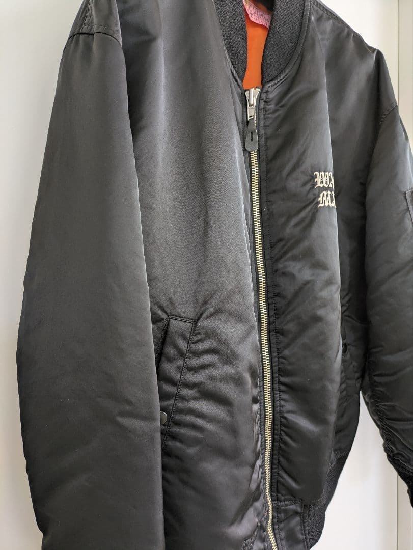 WACKO MARIA MA-1ジャケット ブラック　XL