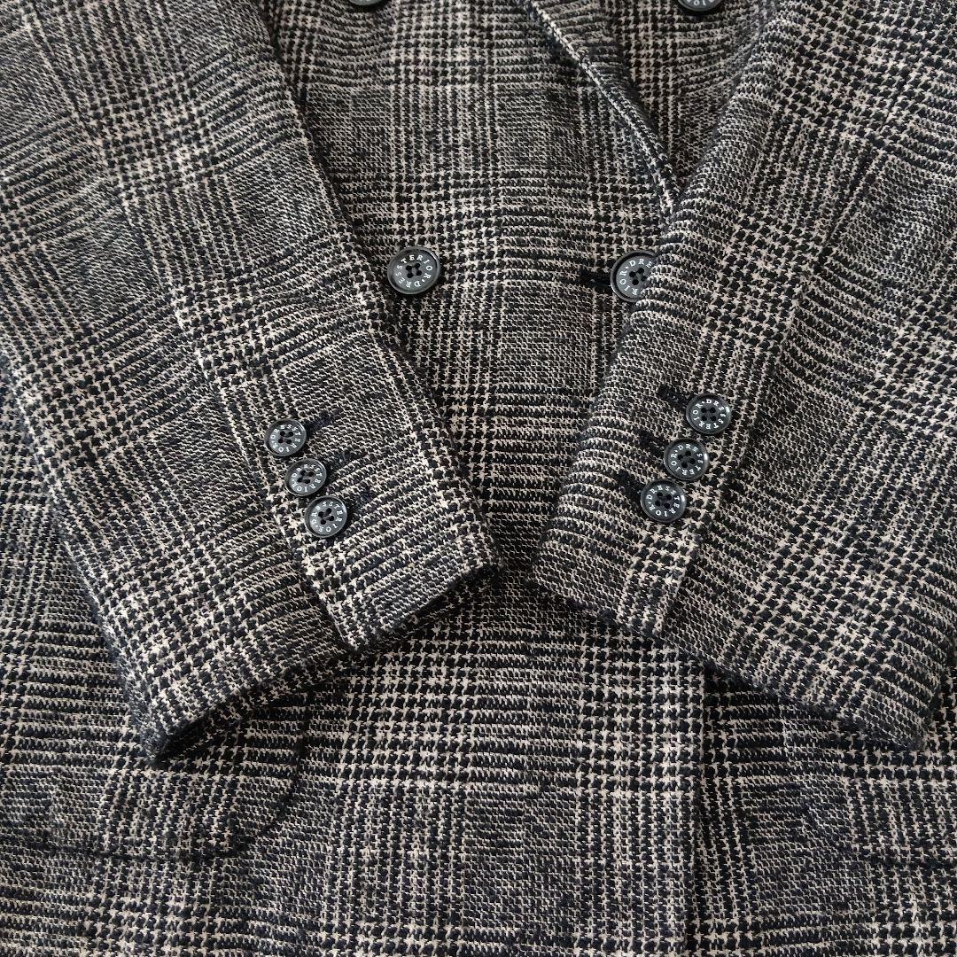 DRESSTERRIOR ループチェックダブルジャケット　ジャケット 36