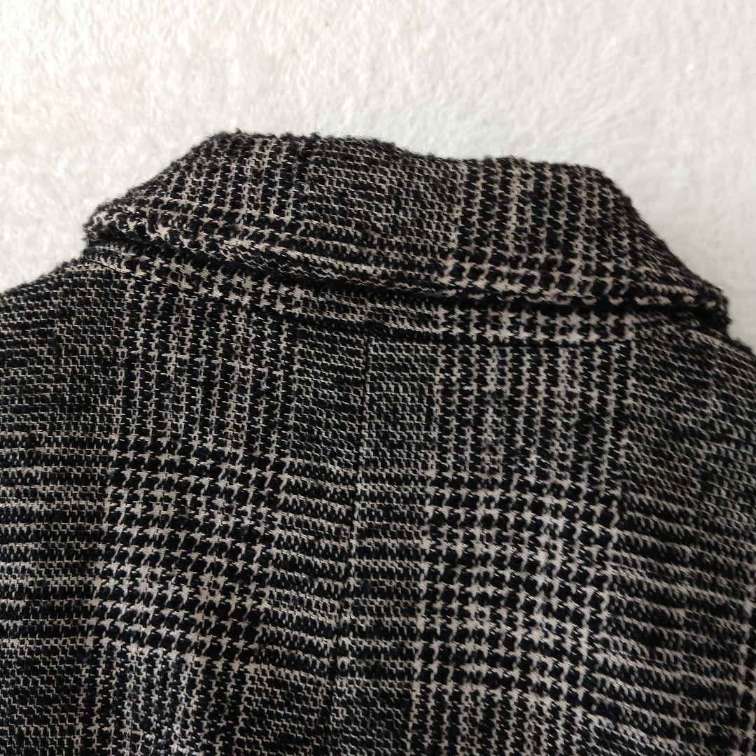 DRESSTERRIOR ループチェックダブルジャケット　ジャケット 36