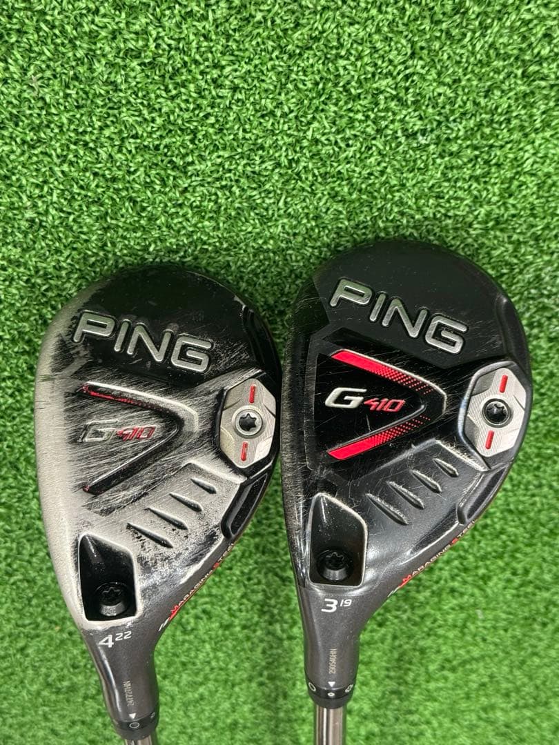 PING G410 レフティ 3U(19) / 4U(22)　ユーティリティ2本