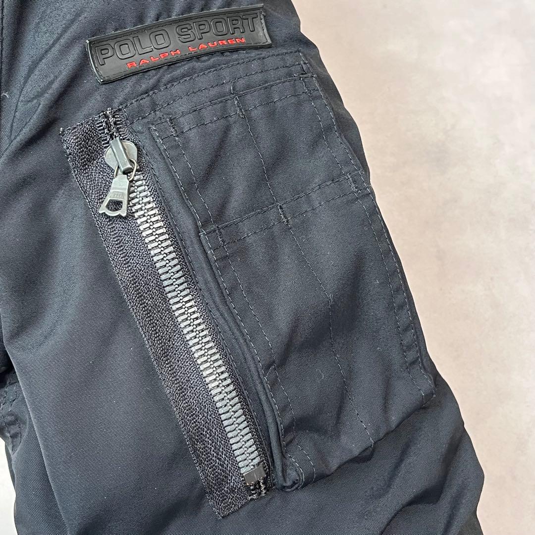 POLO SPORT N-2B フライトジャケット ブラック XXL