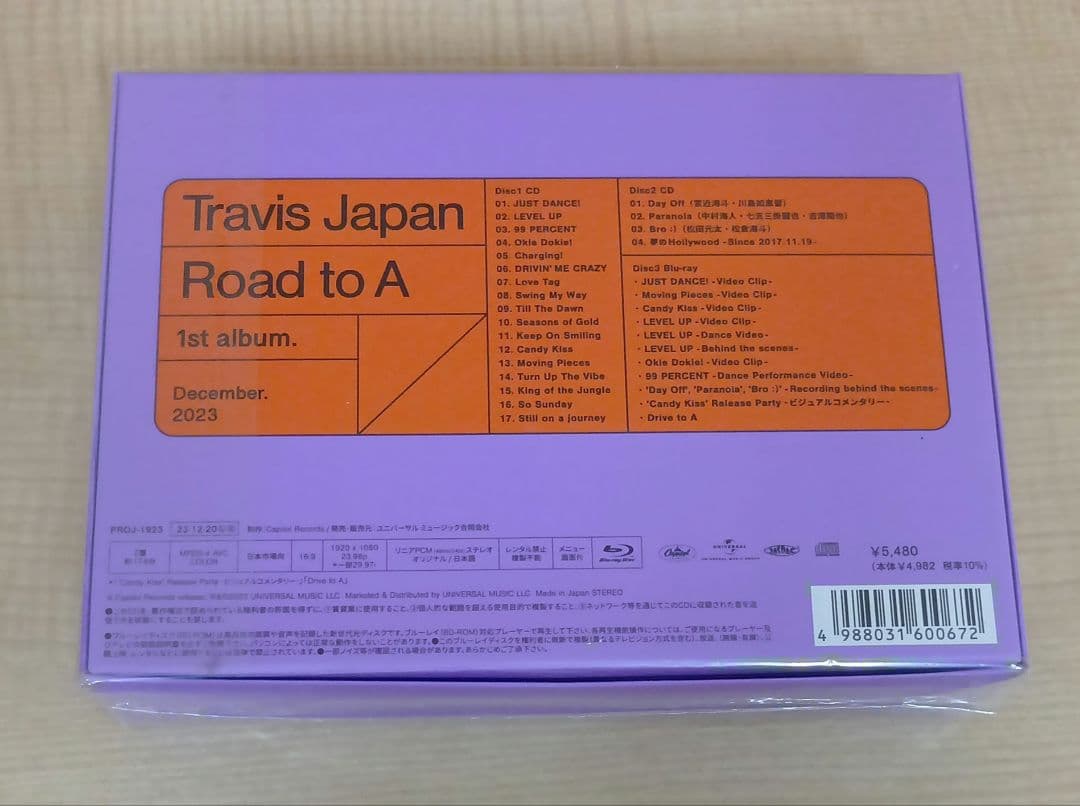 ❶ Travis Japan Road to A FC限定盤 Blu-ray