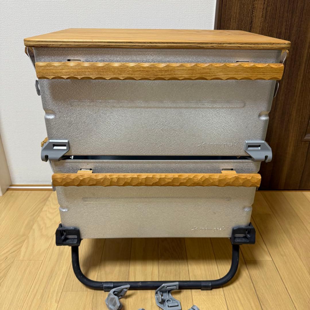 美品　スノーピーク　( peak) シェルフコンテナ25 お得セット