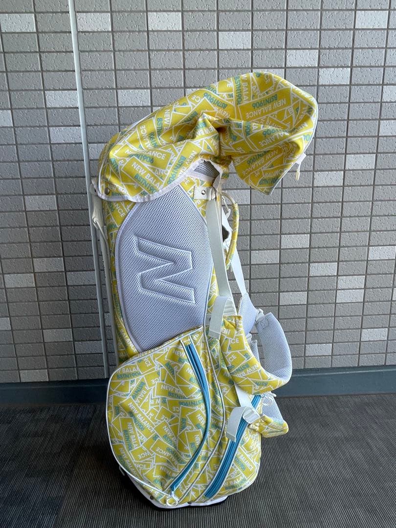 ニューバランスゴルフ 9型 スタンド式 キャディバッグ イエロー