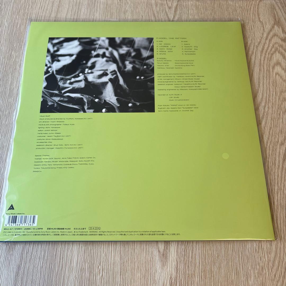 P-MODEL / KARKADOR / ONE PATTERN【2枚セット】
