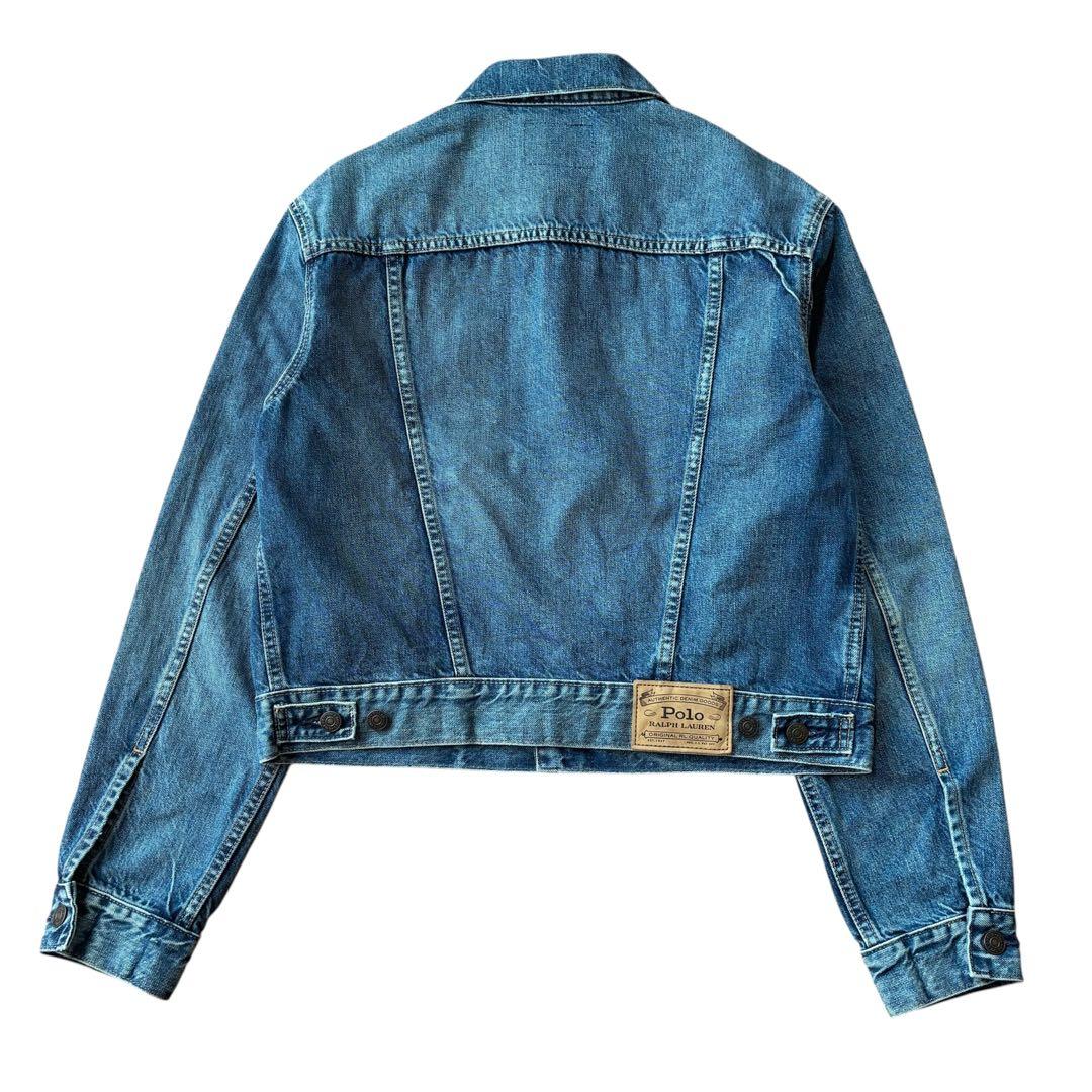 新品タグ付き Polo Ralph Lauren デニムトラッカージャケット M