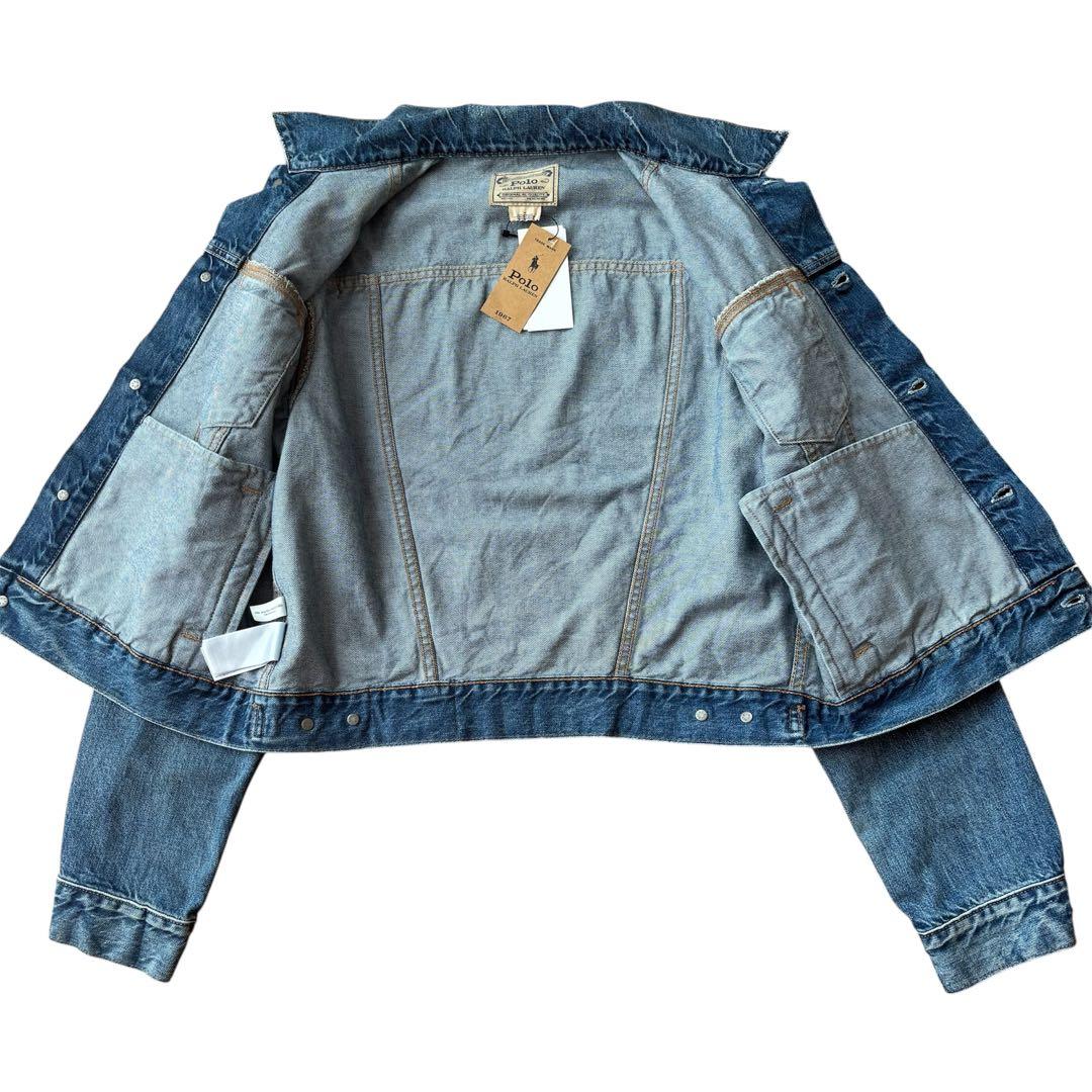 新品タグ付き Polo Ralph Lauren デニムトラッカージャケット M
