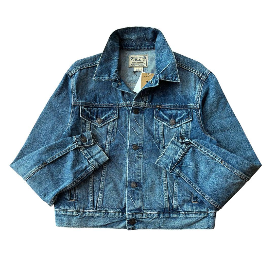新品タグ付き Polo Ralph Lauren デニムトラッカージャケット M
