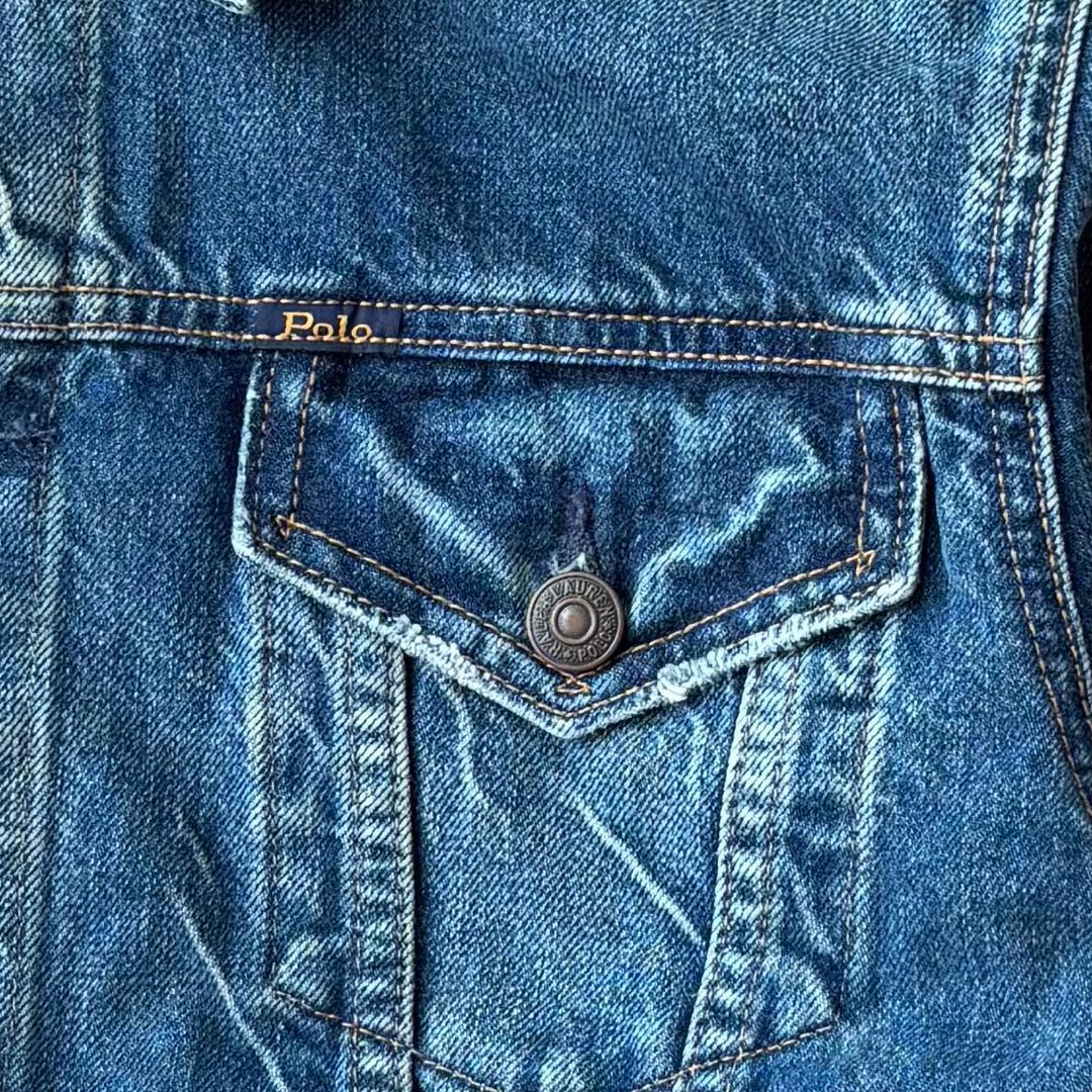 新品タグ付き Polo Ralph Lauren デニムトラッカージャケット M