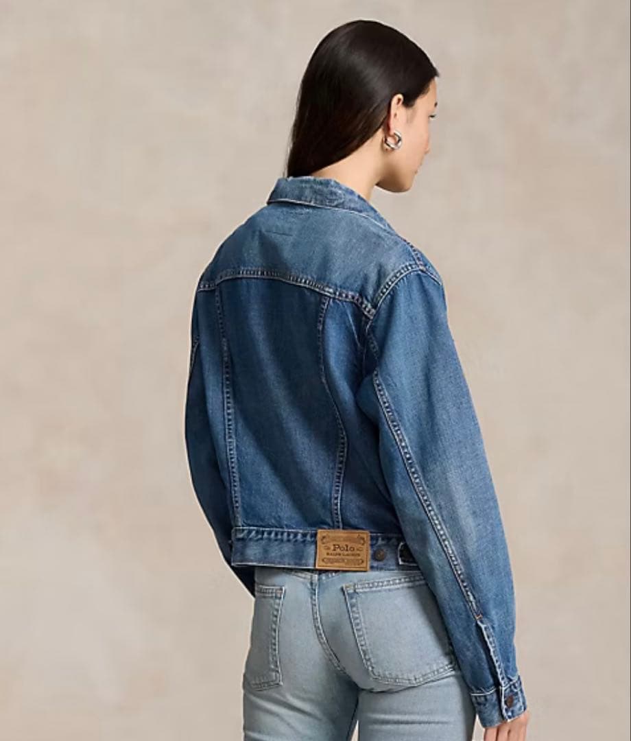 新品タグ付き Polo Ralph Lauren デニムトラッカージャケット M