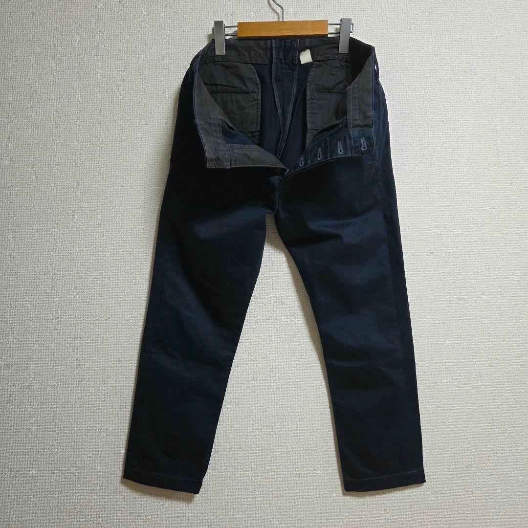 RRL ダブルアールエル スリム コットン チノパンツ ネイビー