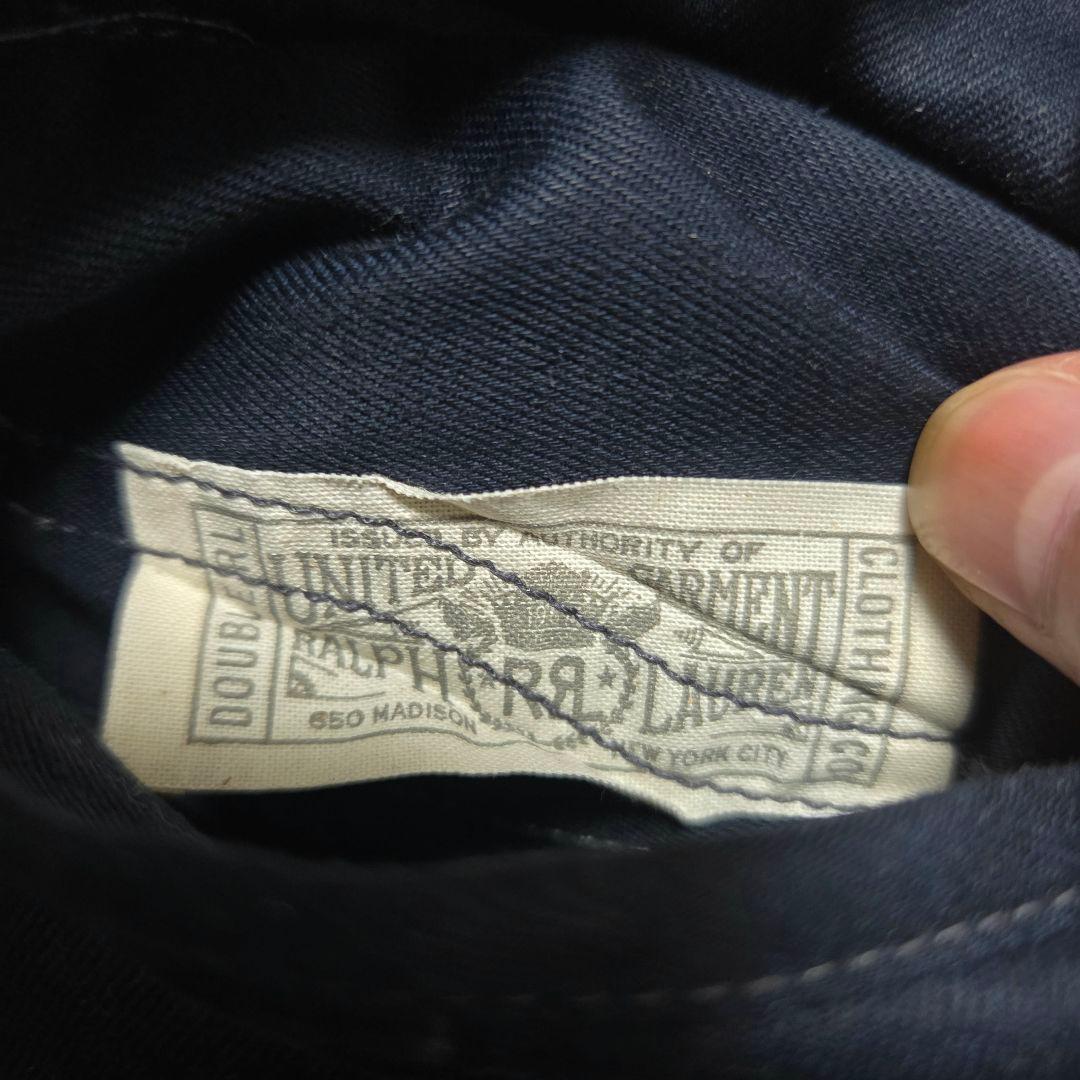 RRL ダブルアールエル スリム コットン チノパンツ ネイビー