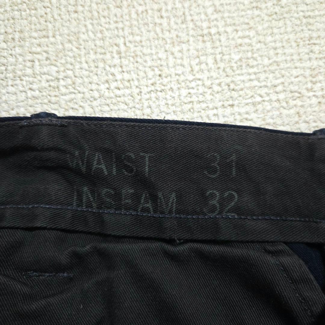 RRL ダブルアールエル スリム コットン チノパンツ ネイビー