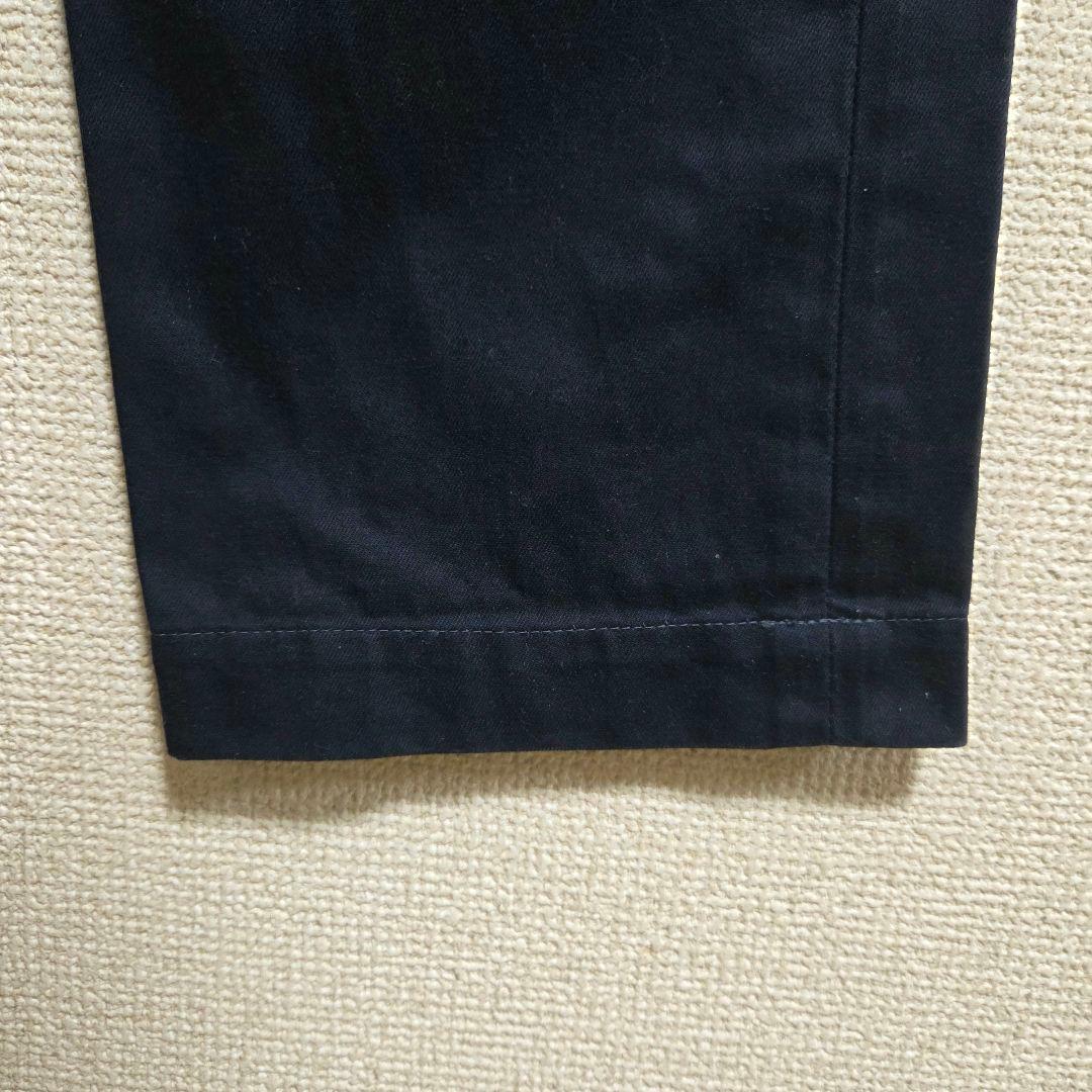 RRL ダブルアールエル スリム コットン チノパンツ ネイビー