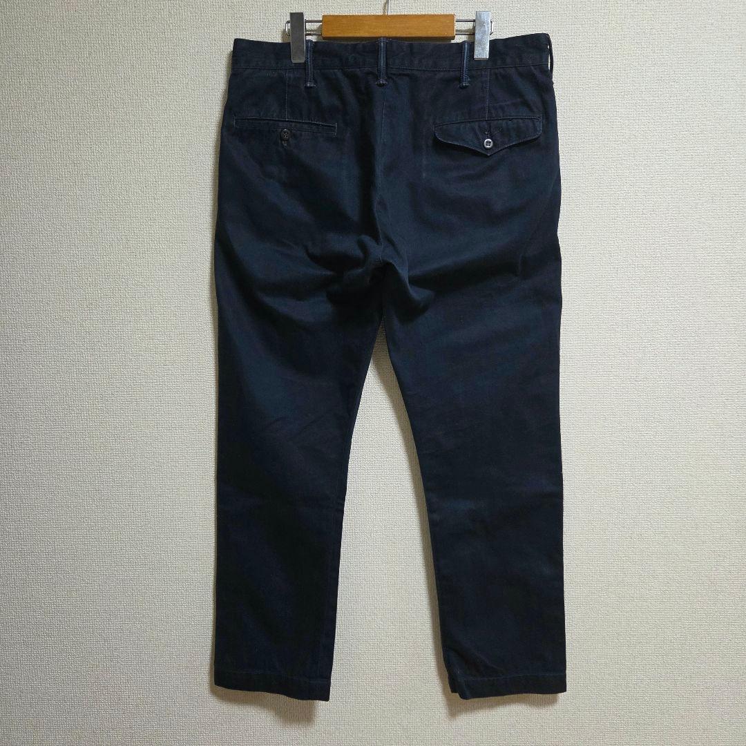 RRL ダブルアールエル スリム コットン チノパンツ ネイビー