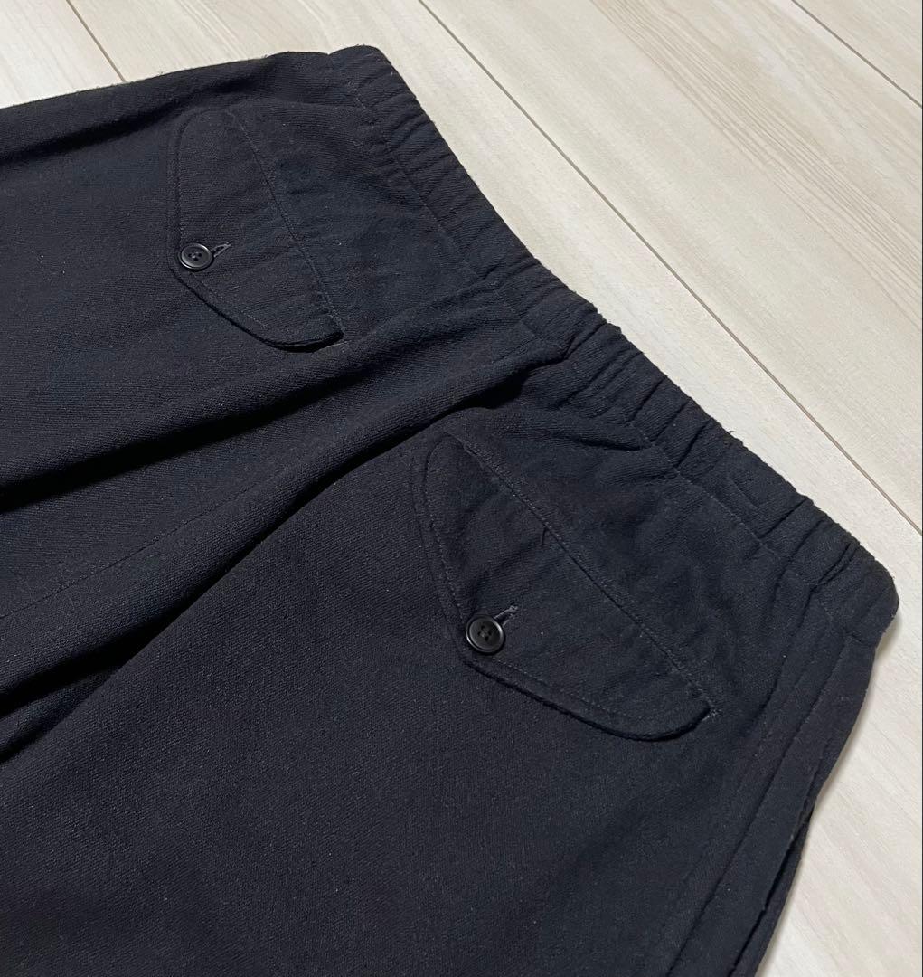 COMOLI シルクネップドローストリングパンツ 1