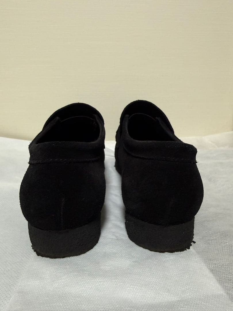 CLARKS ワラビーローファー ブラックスエード