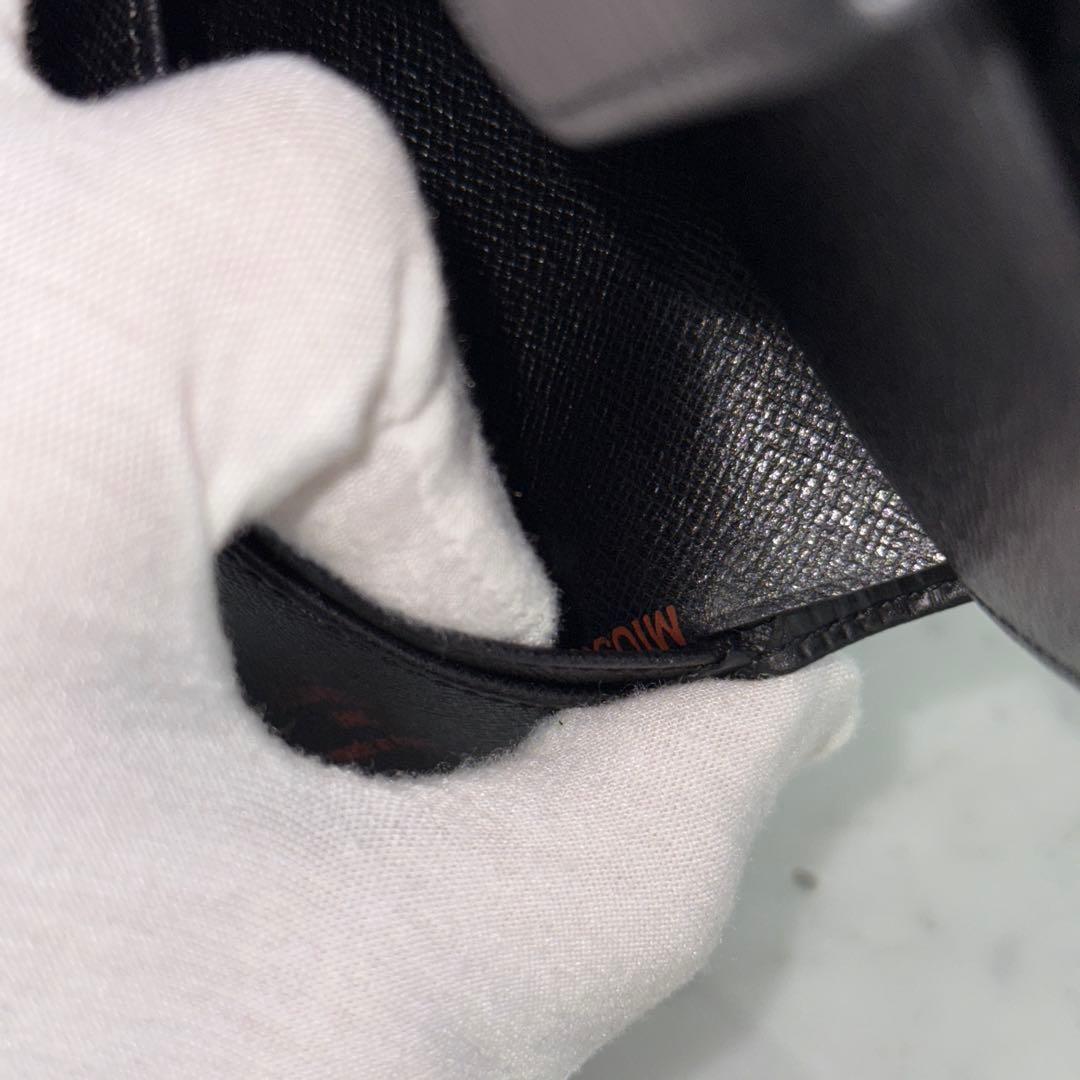 LOUIS VUITTON ルイヴィトン 二つ折り財布 エピ ブラック がま口