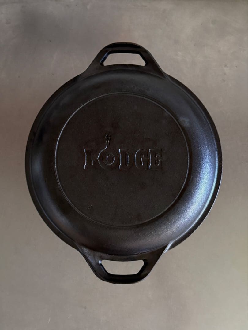 【SALE】Lodge ロッジダブルダッチオーブン L8DD3 鋳鉄 アウトドア